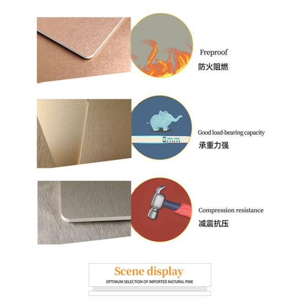 Панели PVC металла облицовки окружающей среды доска угля дружелюбной деревянной огнеупорная бамбуковая