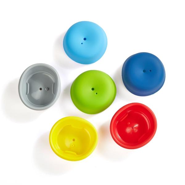 Silicone Sippy Straw Cup Lids For Toddlers Babies Drinking Straws Reusable Spill-Proof Yeti Rambler Mason Cups Mugs Lids