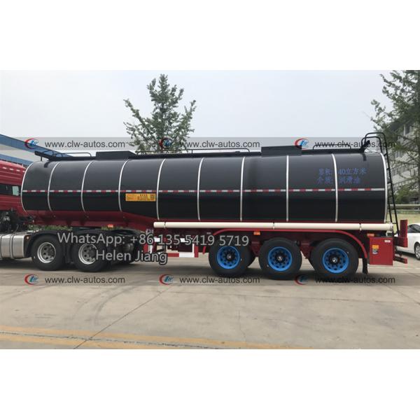 Tri Axle 25m3 40m3 Lubricating Oil Tank Semi Trailer