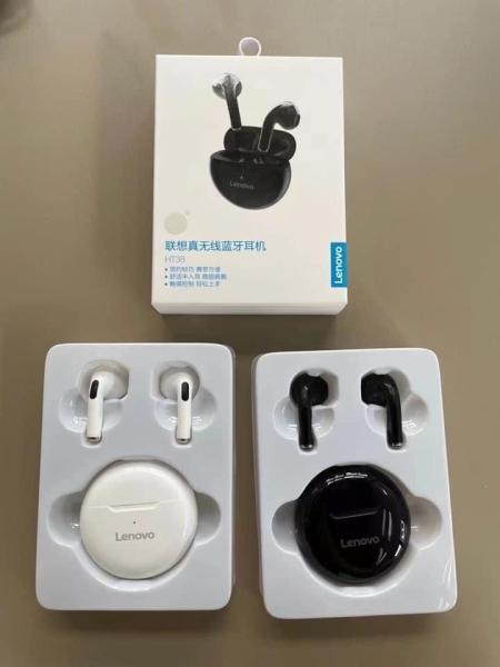 ABS Material Smart Wireless Earbud HT38 Lenovo With LED Flash Light