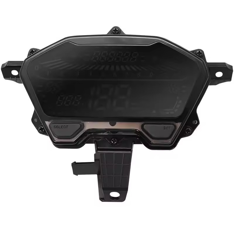 Motorcycle Digital LED Speedometer LCD Tachometer Odometer Replacement for Honda Vario 125 150 160 Click V2