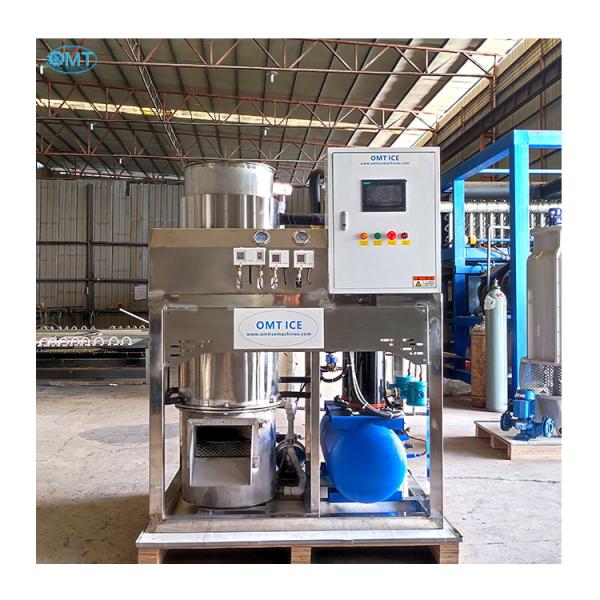 Easy Monitoring Industrial Tube Ice Machine Food Processing Tubular Ice Maker