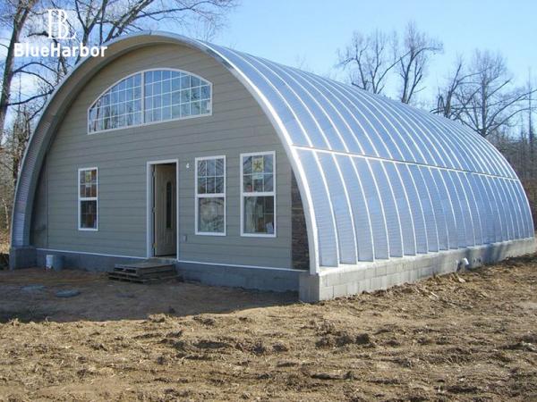 Steel Arch Prefab House / Residential Prefabricated Steel Arch Buildings