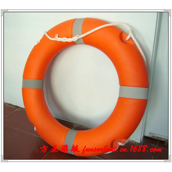 Orange Plastic Life Buoy Inflatable Boat Accessories with SOLAS 1974/1996