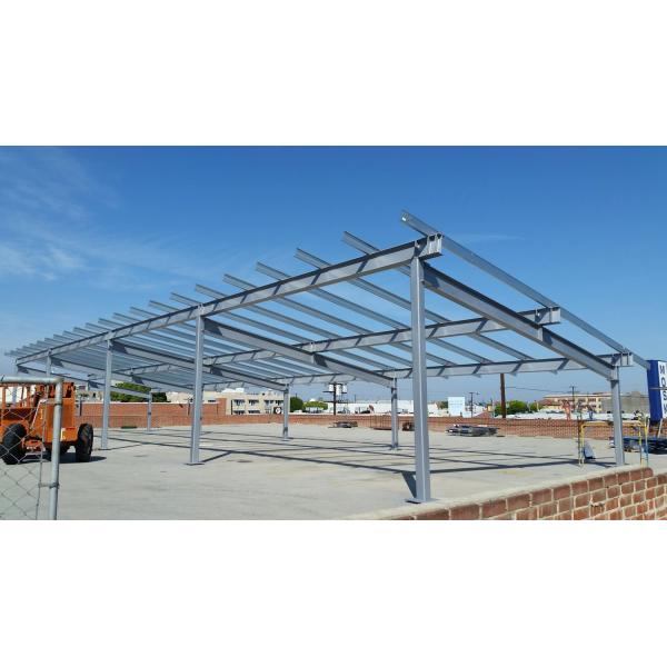 Солнечная электростанция Carport Anodized Q235 Солнечная стальная система Carport для рынка