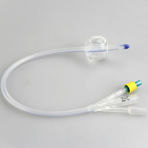 2 Way 3 Way Silicone Foley Catheter 18fr 30cc Balloon Catheter
