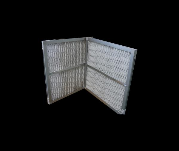 Panel Pleated Aluminum Alloy Frame Pre Air Filter For Air Conditioning