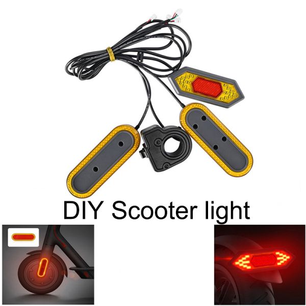 Xiaomi M365/PRO/PRO2 Electric Scooter Parts  Scooter Warning Lights  Battery Powered