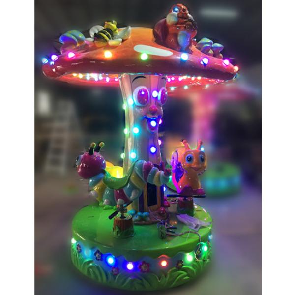 Indoor entertainment equipment merry go round for children age above 3-year-old