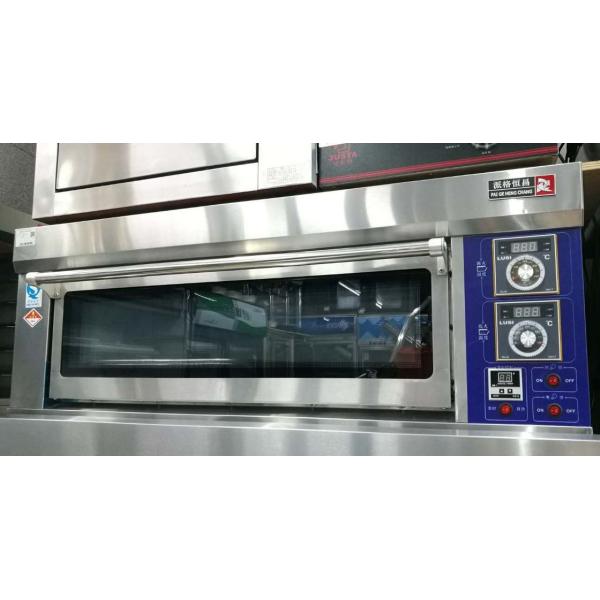 Печь палубы большой емкости электрическая приходит с камерой экстерьера нержавеющей стали