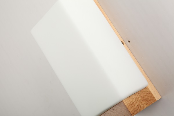 Decorative OAK wood wall lamp E27 socket residential lighting with handblown glass shade