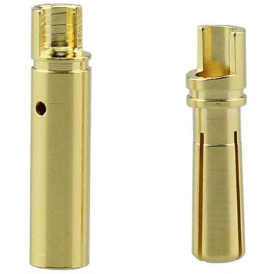 Bens chapeados ouro dos conectores 4/5mm da tomada de banana de RoHS para o ESC de RC