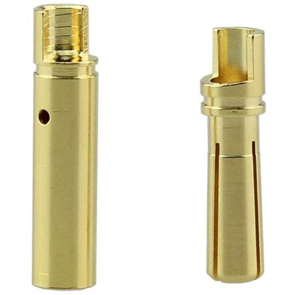Bens chapeados ouro dos conectores 4/5mm da tomada de banana de RoHS para o ESC de RC