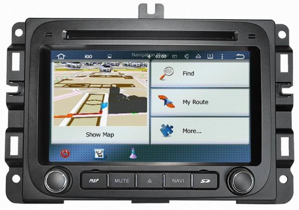 Ouchuangbo car dvd stereo gps navi android 5.1 for Dodge RAM 1500 Jeep renegade with 3g wifi 1024*600