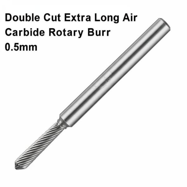 Double Cut Tungsten Carbide Rotary Burr 6mm Shank 78mm Length