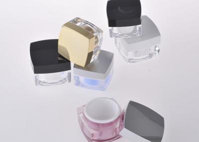 Cream Plastic Cosmetic Jars With Lids For Personal Care Industry