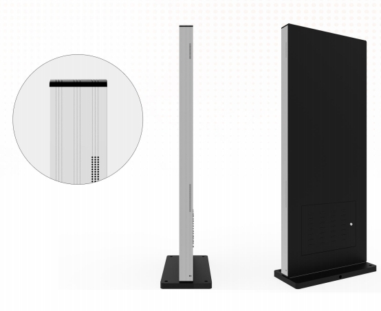 20Years factory iBoard Floor Standing Capacitive Touch Screen Kiosk Aluminum Alloy Frame