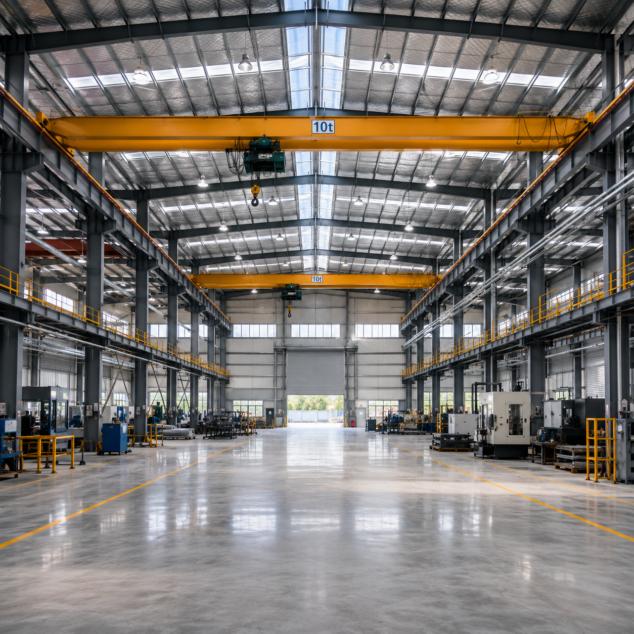 Heavy Duty clear span Steel Structure Warehouse Building For Industrial Storage