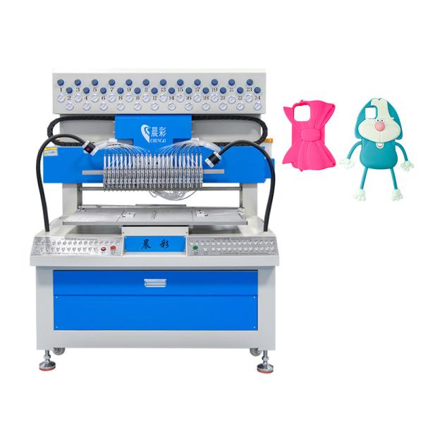 24 Colors PVC Dispensing Machine Silicone Phone Case Making Machine for Coin Purse
