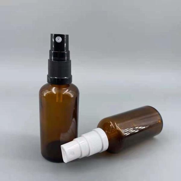 1 oz fine mist glass spray bottle 2 oz amber glass boston round bottles black treatment pump