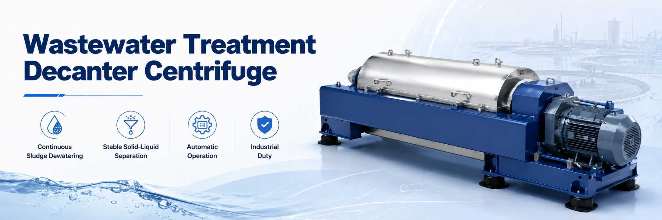 Wastewater Treatment Decanter Centrifuge