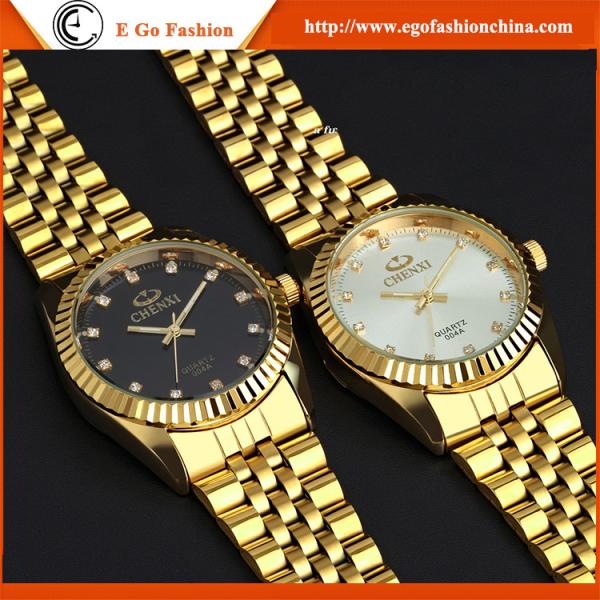 IPG004A Luxury Gold Watch for Women Ladies Watch Unisex Rhinestone Watch OEM Steel Watches