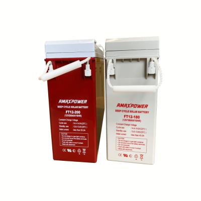 12v 200ah 10h Front Terminal Battery Maintenance Free