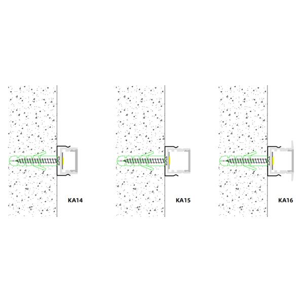 Квадрат крышки PMMA привел алюминиевый Sandblasting закала T3 профиля