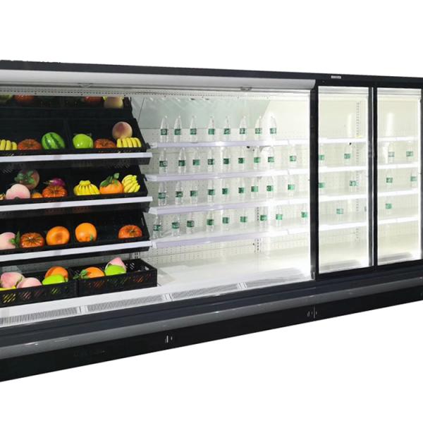 Уменьшите удаленный охладитель 2500мм 50Хз/60Хз дисплея Мултидек стены холодильника Мултидек