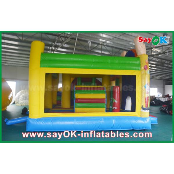 Cute Inflatable Bounce Castle Tent Jumping Castle Blower Kids