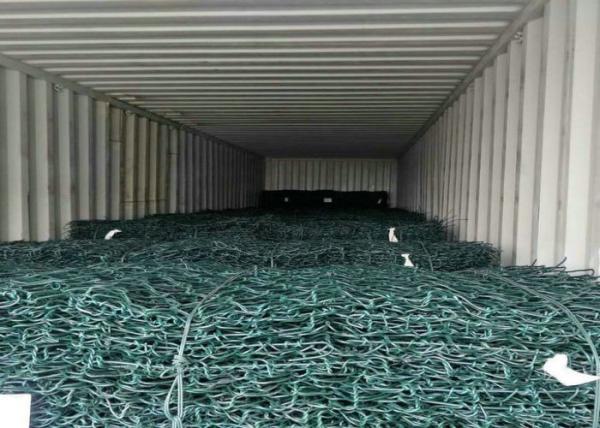 2x1x1 Steel Pvc Gabion Baskets Cage Fence Solid Construction 100x120mm