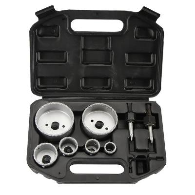 9PC Tungsten Carbide Hole Saw Set  19mm-83mm Metal Hole Saw Kit