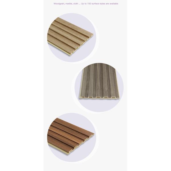 Панели WPC офисов ISO14001 внутренние деревянные не обшивают панелями никакое обслуживание 158x10mm