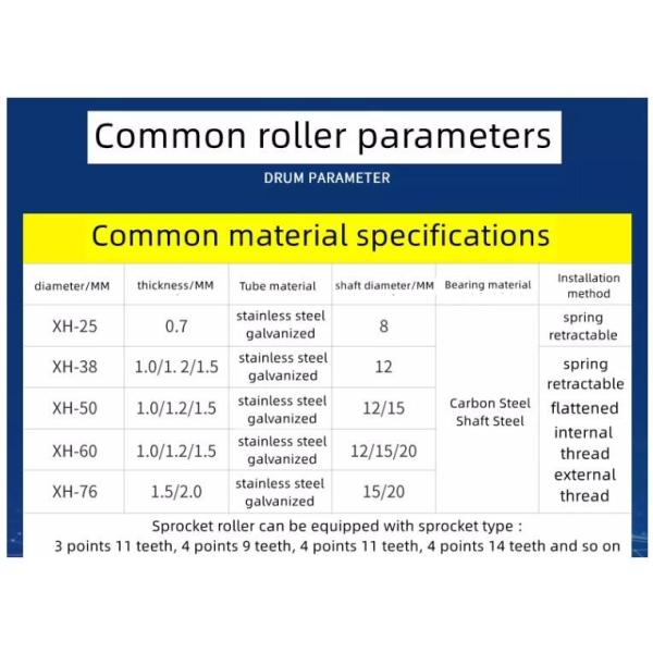 Unpowered Conveyor Belt Nylon Roller Line Accessories Stainless Steel