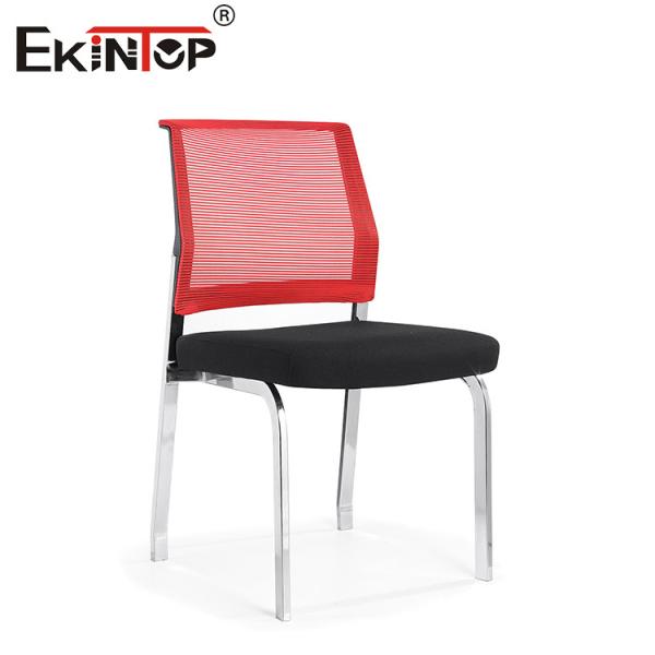 Ergonomic Training Hall Chairs With Fixed Armrest Nylon Base