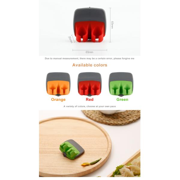 Two Finger TPR PP Stainless Fruit Vegetable Peeler With Hand Protection