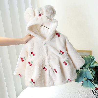 Cute Rabbit Ear Childrens Winter Jackets Children'S Outdoor Jackets For Toddler Girls