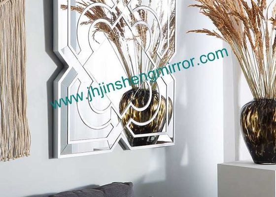 80X80X3CM Silver Mirror Decorative Wall Mirror with MDF Back
