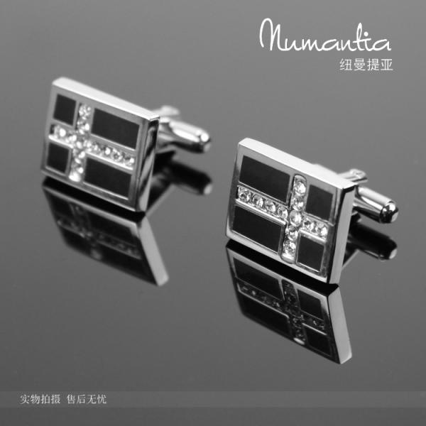 3D promotion hemispheric soccer metal cuff-link