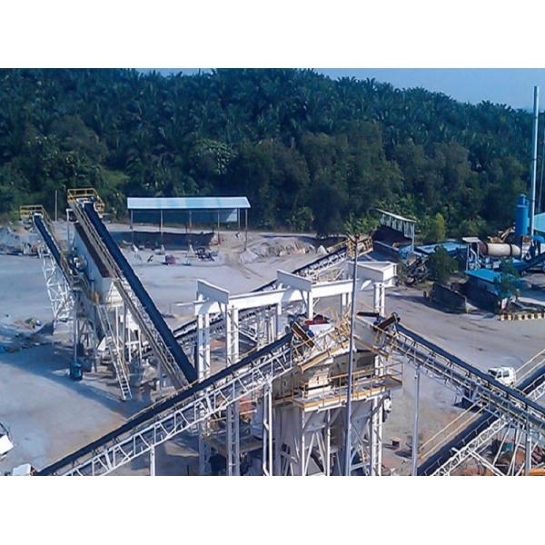 Aggregate Stone Crushing Line Sand Production Line For Highway / Building