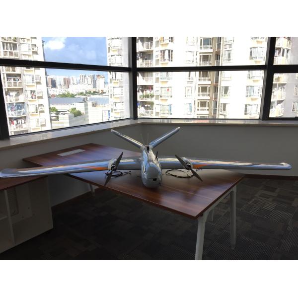 PPK Detachable Twin Motor Fixed-Wing drone Flight Distance180Km and 240Mins