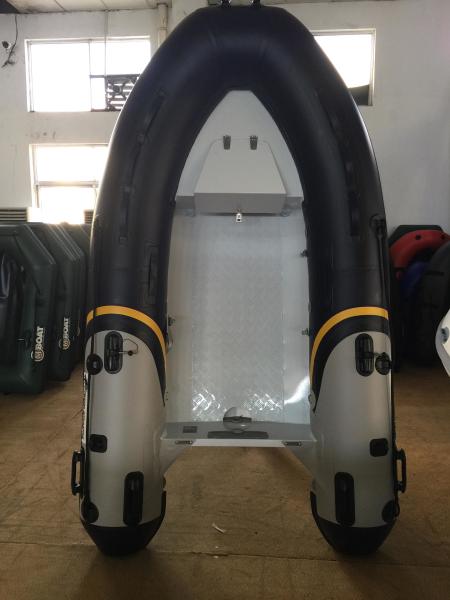 3 Person Fishing Boat With 157cm Width , 270cm PVC Tube Marine Aluminium Boats