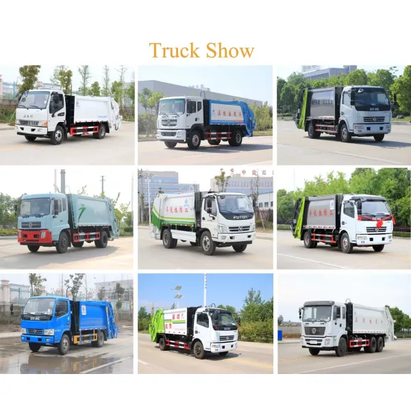 14m3 10m3 4X2 Refuse Collector Truck Transport Garbage Compactor Compressed Trucks