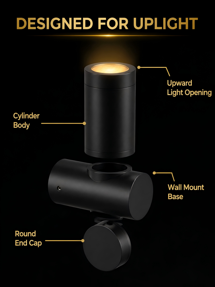 IP65 5W LED Outdoor Wall Lights Low Energy Consumption For Patios Villas Pathways