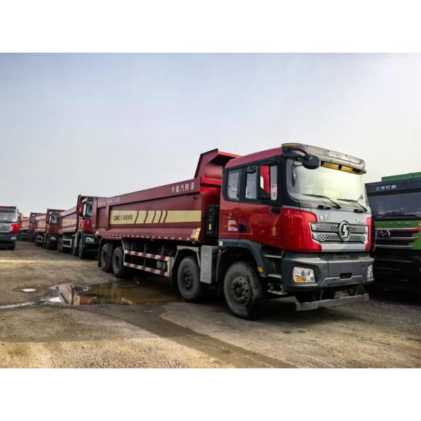 Used Dumper Truck For Mines Shacman Weichai 430hp Front Lifting 8*4 Drive Mode 12 Tyre Lhd 50tons Loading