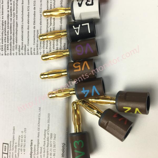 900178-001 CAM14 MAC5000 ECG機械部品のコネクターのバナナのアダプター10のセットAHA