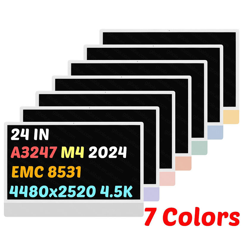 24 inch LED-backlit IPS LCD Display Assembly A3137 A3247 for iMac with 4480*2520 Resolution Replacement Screen