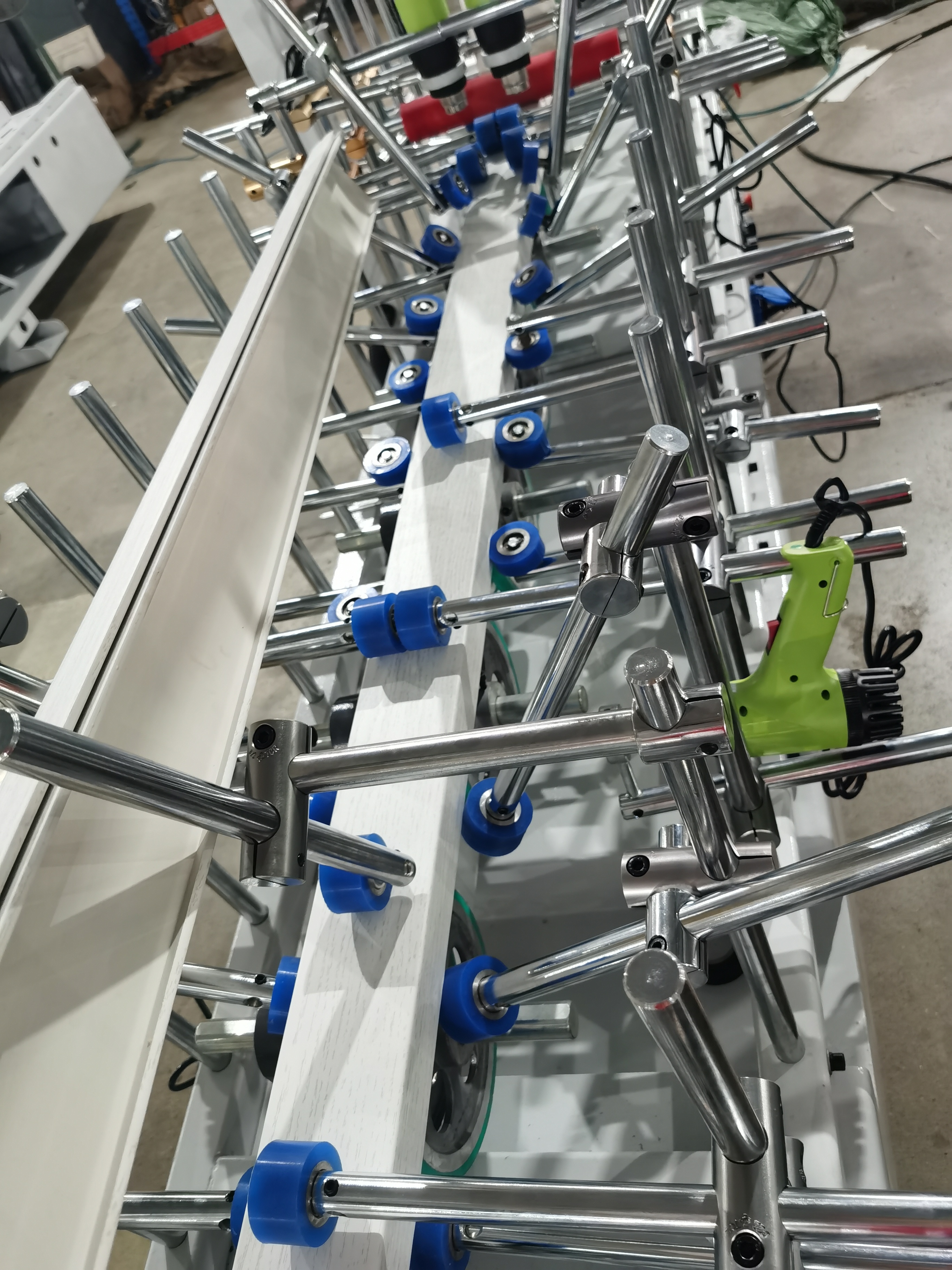 Profile Wrapping and Pressing Machine with Laser Positioning & Dust Extraction, CE Certified