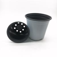 Transplantação fácil cilíndrica de 0.5L Mini White Plastic Flower Pots