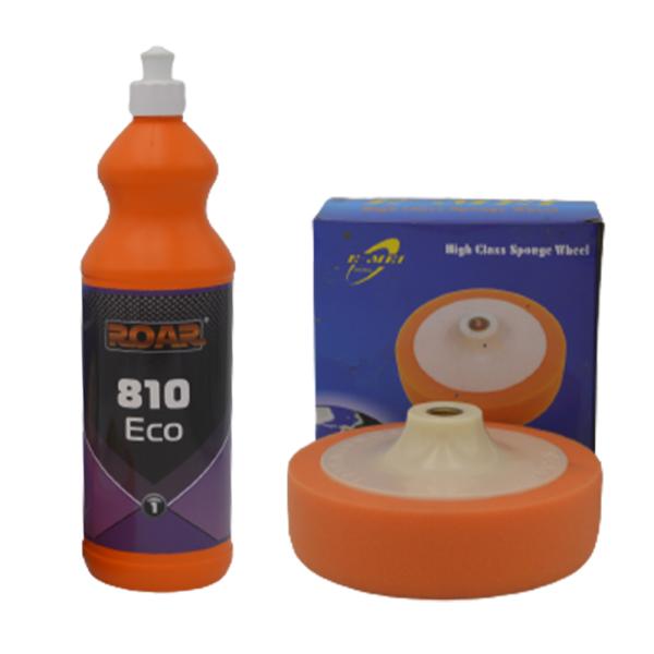 Round Foam 6 Inch Car Buffing Sponge Car Polisher Sponge 50 Grit